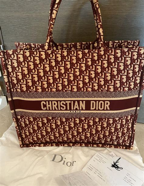 christian dior tote bag red|christian dior tote bag colorful.